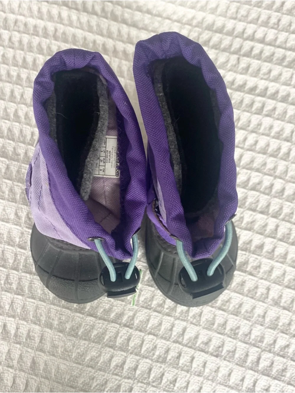 Columbia Purple and Lavender Kids Winter Boots size 4